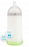 Детская бутылочка Adiri NxGen Slow Flow White, 3-6 мес., 281 мл.