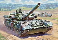 Звезда Сб.модель 3592П Советский танк Т-80БВ